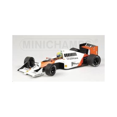 Miniature McLaren Honda MP4/5 Senna 1 1989 Miniature McLaren Honda MP4/5 Senna 1 1989