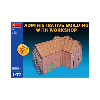 Maquette Batiment administratif avec Atelier