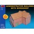 Maquette Batiment administratif avec Atelier