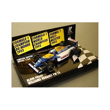 Miniature Renault FW15 Formule 1 Prost 2 1993