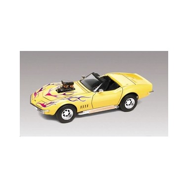 Maquette Chevrolet Corvette cabriolet 1968, Kit 2 en 1