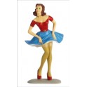 Figurine Pin-Up Mimi Brune/Rouge