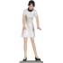 Figurine Pin-Up Susie Brune/Blanc