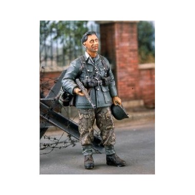 Figurine maquette Soldat allemand au repos, 2ème GM