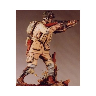 Figurine Parachutiste U.S. (Pathfinder),- 2ème GM Normandie 1944