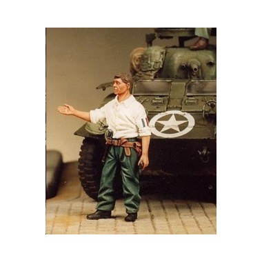 Figurine maquette Résistant FFI français, 2ème GM 1944