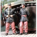 Figurines maquettes Conducteur et tireur char B1Bis, 2ème GM