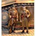 Figurines Officier et soldat Infanterie française, 2ème GM