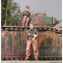 Figurines Tankistes français char B1Bis, 2ème GM Mai 1940