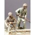 Figurines maquettes USMC à Tarawa, 2ème GM Novembre 1943