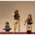 Figurines maquettes Equipage U.S. M1A1 Abrams, Epoque moderne