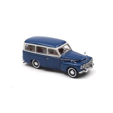Miniature Volvo PV445 Duett bleu/gris 1956