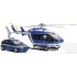 Miniature Eurocopter EC145 + Ford Focus, coffret Gendarmerie