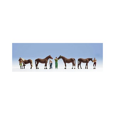 Figurines Soins des chevaux 