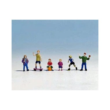 Figurines Enfants Jouant