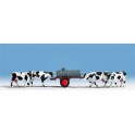 Figurines Vaches à l'abreuvoir