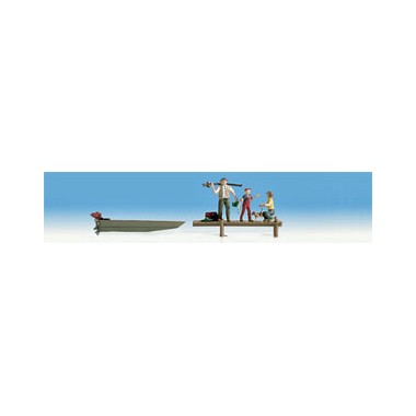 HO Figurine Pêcheur dans le bateau | echelle HO HO Figurine Pêcheur dans le bateau | echelle HO