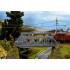 Pont ferroviaire métallique 1 voie 18 cm