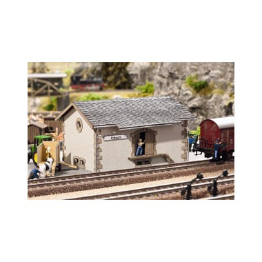 Maquette Train HO La Maison Carton Réf 8402 - Halle Avec Quai Marchandises - Occasion Comme Neuve