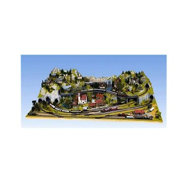 Miniatures : Noch 80120 - Extension de Plateau Drehscheibe 1:87, 100 x  140 cm