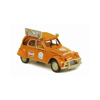 Miniature Citroen 2CV Raid Afrique 1973