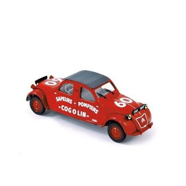 Miniature Citroen 2CV Pompiers de Cogolin 1961