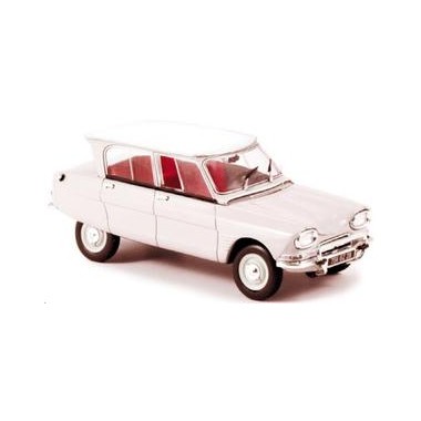 Miniature Citroen Ami 6 blanc carrare 1967