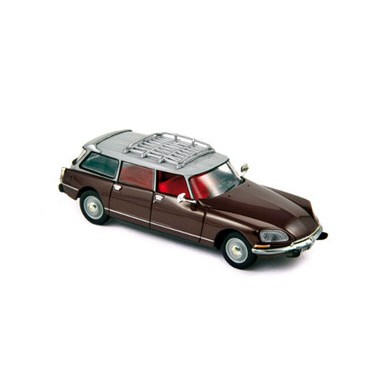 Miniature Citroen ID19 Break bordeaux 1968