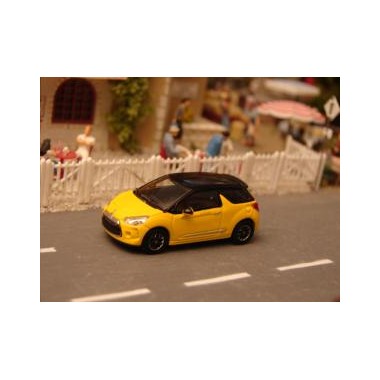 Miniature Citroen DS3 jaune Pegase 2010 Miniature Citroen DS3 jaune Pegase 2010
