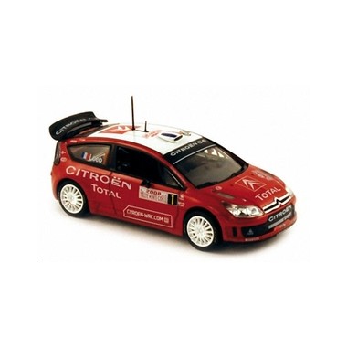 Miniature Citroen C4 WRC Loeb 1 Monte Carlo 2008