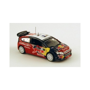 Miniature Citroen C4 WRC Loeb 1 Red Bull Argentine 2008