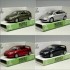 Miniature Citroen C4, Coffret 4 voitures Coupe/Berline Bleu/Gris 2004