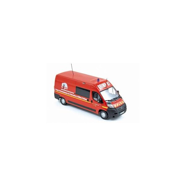 Camion De Pompiers Citroën Jumper VSAV SDIS Isère 2013 - Miniature Norev 1:43 En Métal, Neuve
