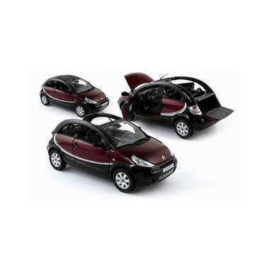 Miniature Citroen C3 Pluriel Charleston Noire/Bordeaux 2008