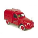 Miniature Citroen 2CV Camionnette Pompiers "Allo 18"