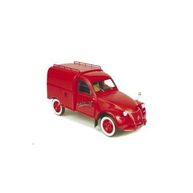 Miniature Citroen 2CV Camionnette Pompiers "Allo 18" Miniature Citroen 2CV Camionnette Pompiers "Allo 18"