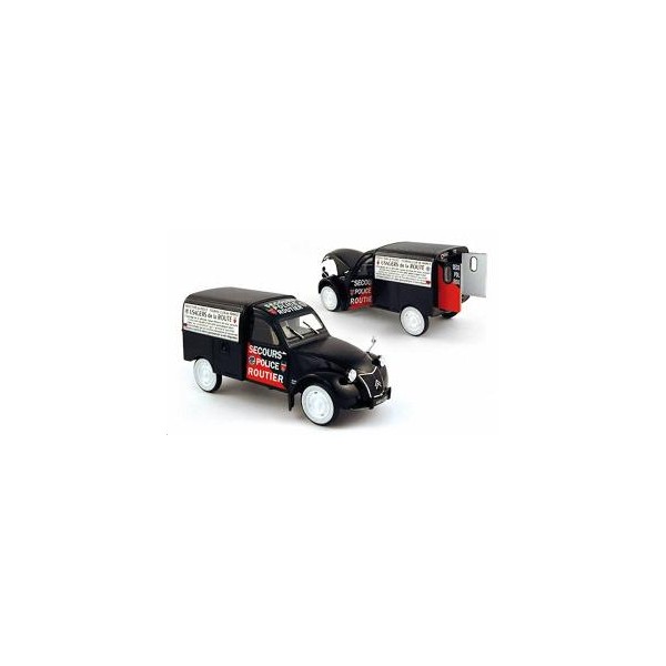 ANCIENNE JRD N°117 "CITROEN 2CV TCF SECOURS ROUTIER Français" 1961 1/43