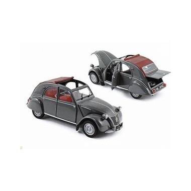 Miniature Citroen 2CV AZLP grise 1958 - francis miniatures