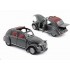 Miniature Citroen 2CV AZLP grise 1958