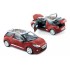Miniature Citroen DS3 Rouge sanguin toit blanc 2010