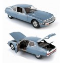 Miniature Citroen SM bleu Platine 1971