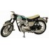 Miniature Triumph T120 Bonneville bleue 1959
