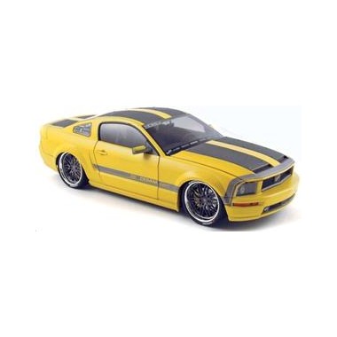 Miniature Ford Mustang Parotech Cesam jaune/noire 2007