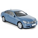 Miniature Mercedes E500 Coupé Iridium Silver Metallic 2009