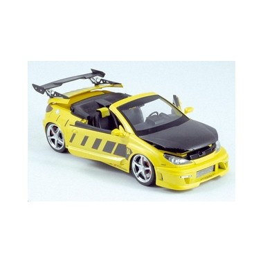 Miniature Peugeot 206 CC Project 04 jaune/noire