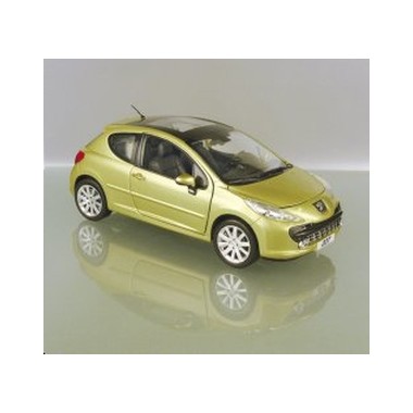Miniature Peugeot 207 "Griffe" Jaune 2006