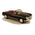 Miniature Peugeot 404 Cabriolet Noir Intérieur Rouge 1967