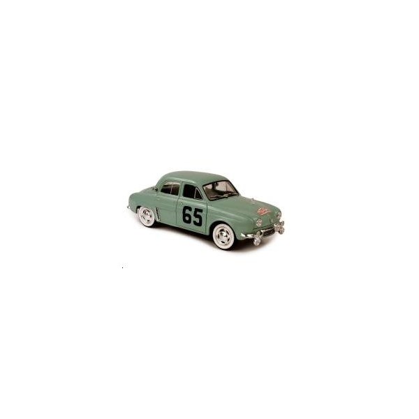 Micro-miniature Renault Dauphine Rouge - Gitanes CIJ - Occasion (emballage D'origine)