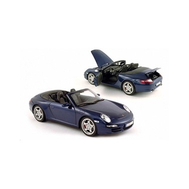 911 Carrera 4S Cabrio bleue 2016 (Minichamps) 1/43e