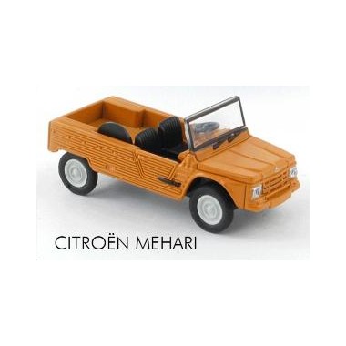Miniature Citroen Mehari orange